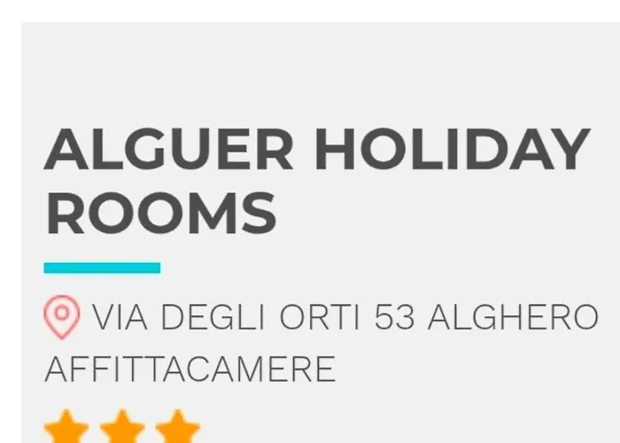 Alguer Holiday Rooms Vendégház Alghero